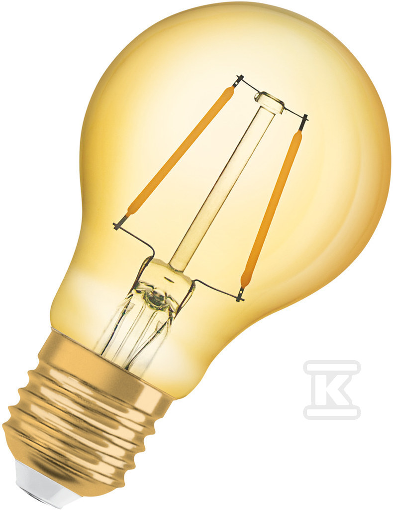 Лампа LED Vintage CL A GOLD 22 2.5W 824 - 4058075293199